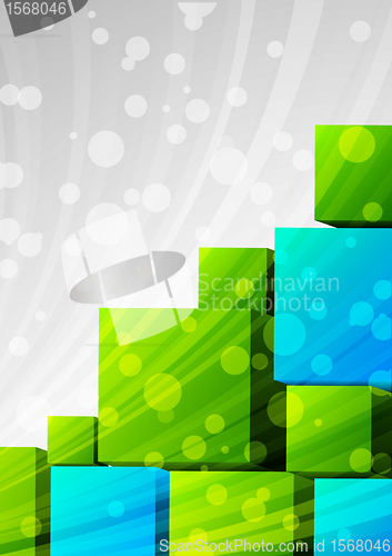 Image of Abstract background with cubes
