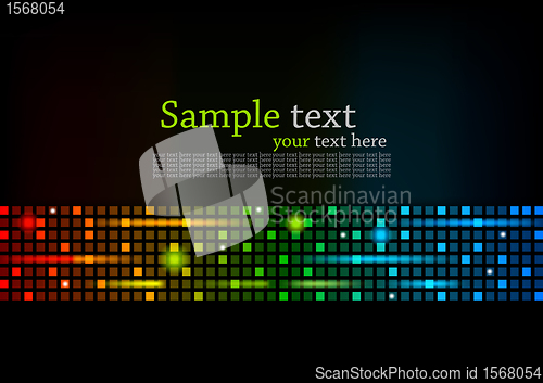 Image of Abstract colorful background with square