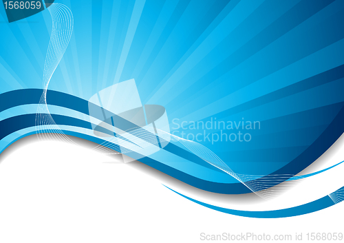 Image of Vector background with ray