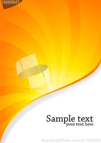 Image of Vector orange background