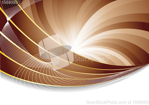 Image of Vector abstract chocolate background