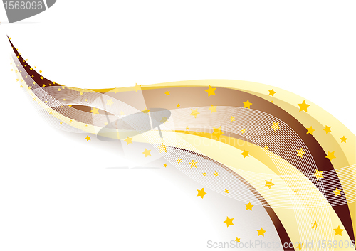 Image of Vector bright chocolate background