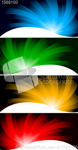 Image of Vector collection bright banners