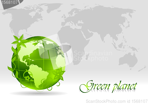 Image of Green concept. Vector illustration