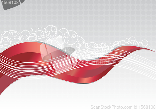 Image of Vector abstract red background