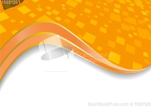 Image of Vector orange background