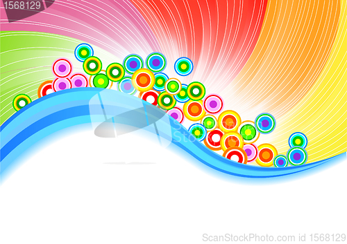 Image of Vector background with circle