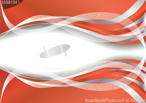 Image of Vector abstract red background