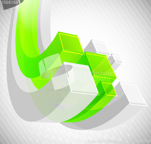 Image of Background with 3d element
