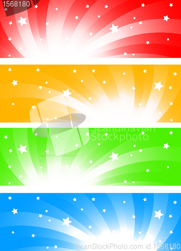 Image of Vector colorful banners