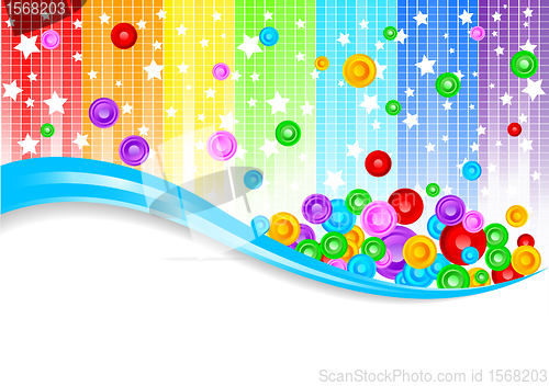Image of Vector abstract colorful background