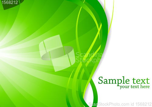 Image of Vector green background