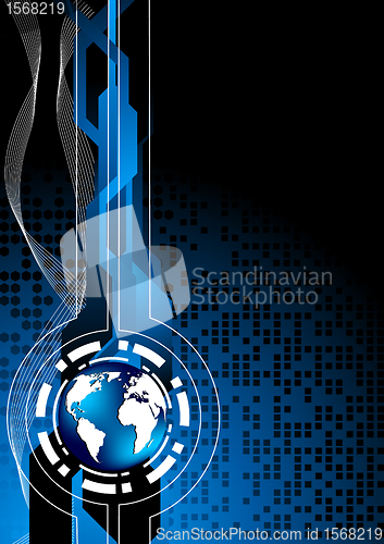 Image of Vector tech background
