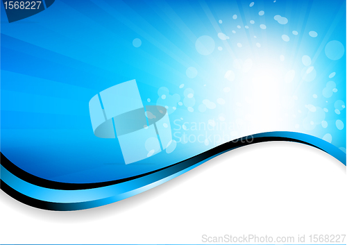 Image of Bright blue background