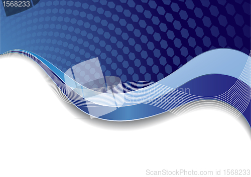 Image of Vector blue template with texture