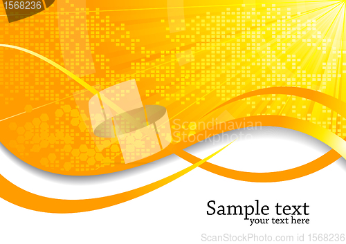 Image of Vector orange background