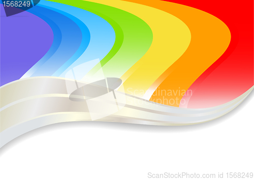 Image of Vector abstract background in bright color