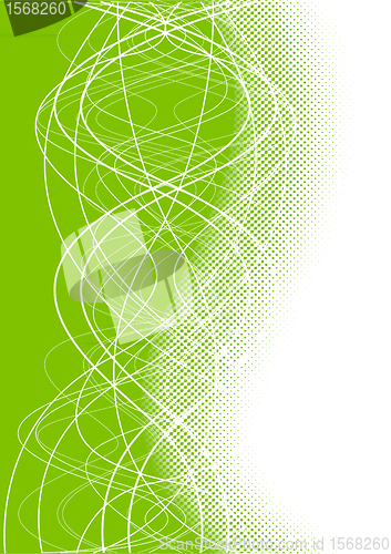 Image of Vector green background