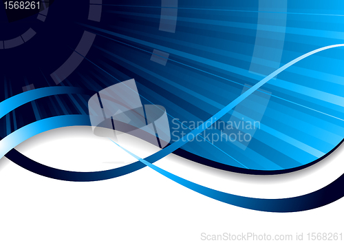 Image of Vector blue background