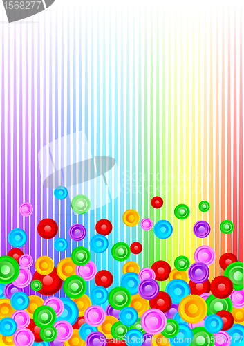 Image of Vector colorful background with circle