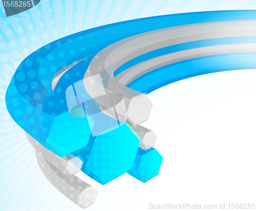 Image of Background with hexagon
