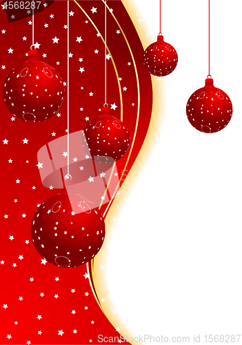 Image of Vector xmas background