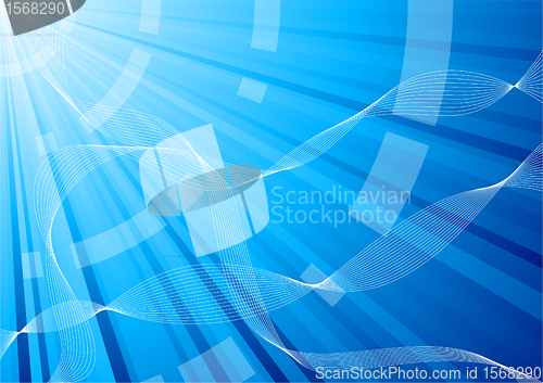 Image of Vector blue background