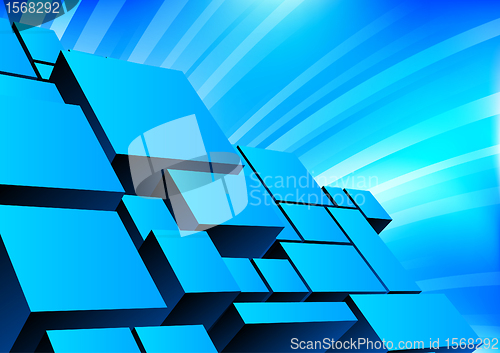 Image of Abstract background in blue color