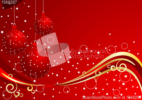 Image of Vector xmas background