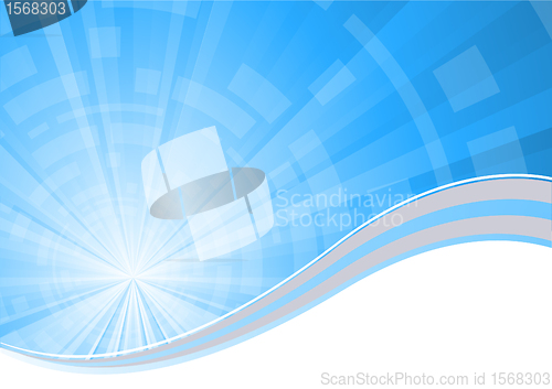 Image of Vector abstract blue background