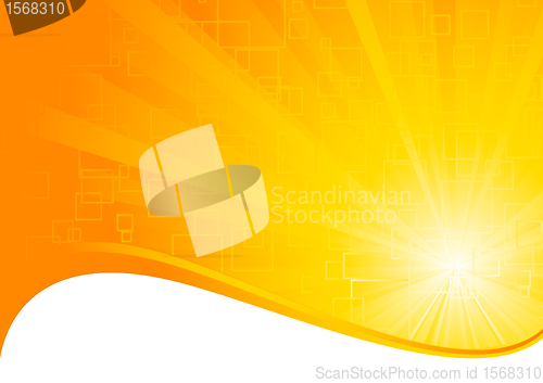 Image of Vector orange background