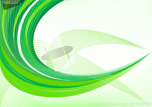 Image of Vector abstract green background