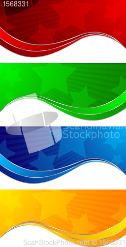Image of Vector collection colorful banners