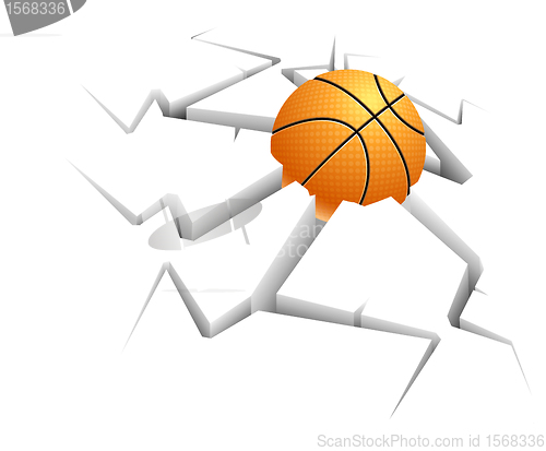 Image of Basketball on background