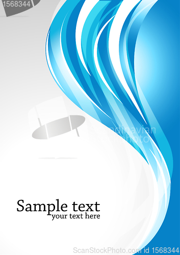 Image of Vector blue abstract background