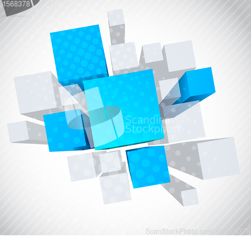 Image of Abstract 3d background