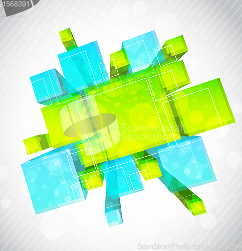 Image of Background with 3d element