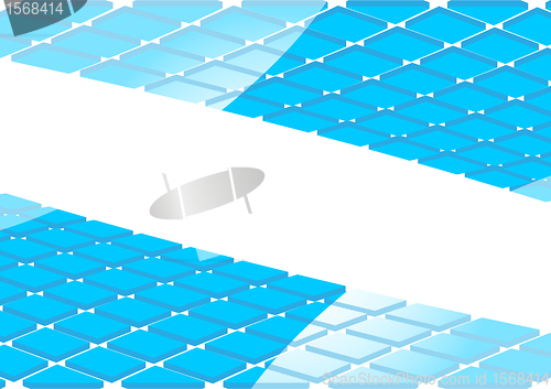 Image of Vector abstract background with 3d square