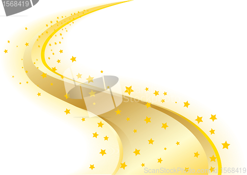 Image of Vector background with star