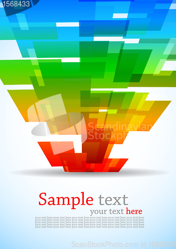 Image of Abstract background with line. Colorful illustration