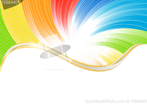 Image of Vector abstract background in bright color