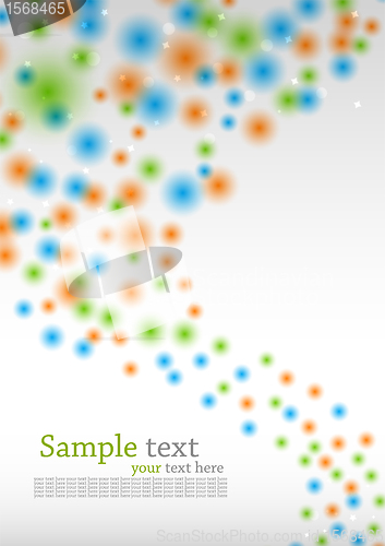 Image of Abstract circle design. Colorful illustration