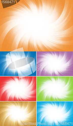 Image of Vector collection colorful background