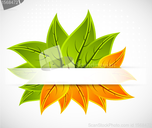 Image of Background with leaves