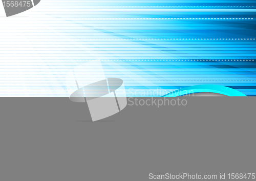 Image of Vector abstract background in blue color