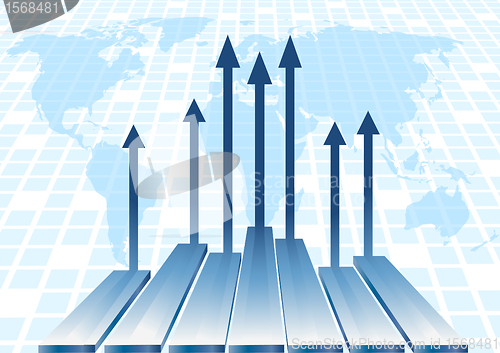 Image of Vector abstract background with diagram