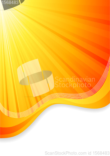 Image of Vector orange background