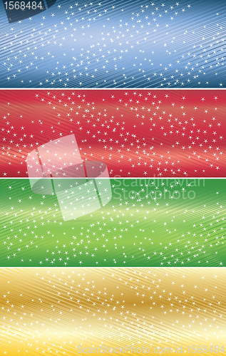 Image of Vector abstract banners with star