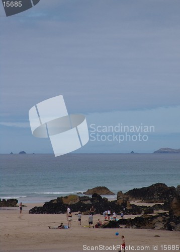 Image of view of newquay beach