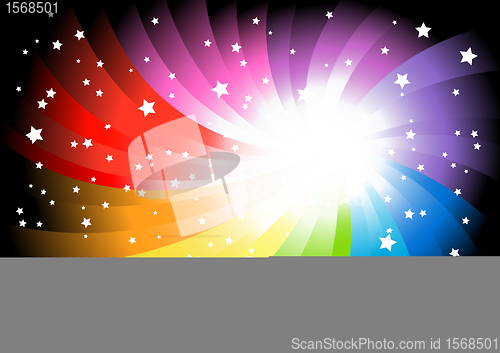 Image of Vector abstract colorful  background